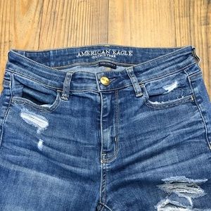 American Eagle Super Stretch Distressed Jeans